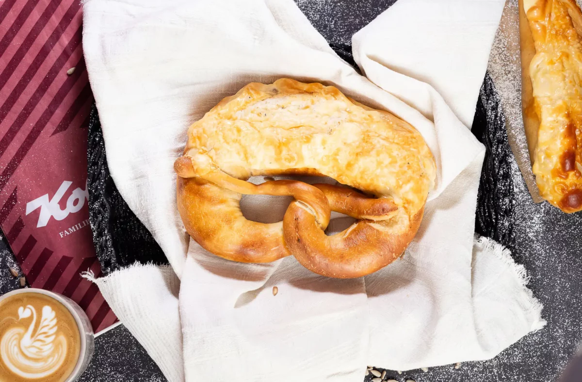 Käse Laugenbrezel
